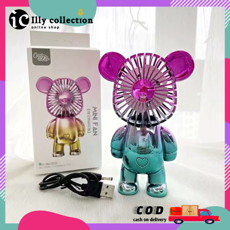 Kipas Angin Mini USB Stand PortableL