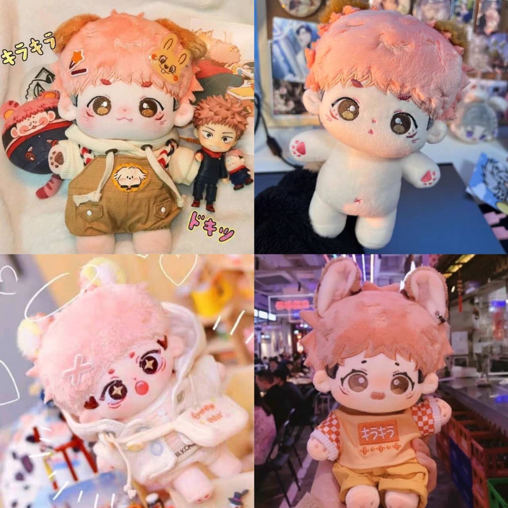 [READY STOCK] DOLL YUJI ITADORI JUJUTSU KAISEN BONEKA YUJI DOLL 20CM 15CM SIXI