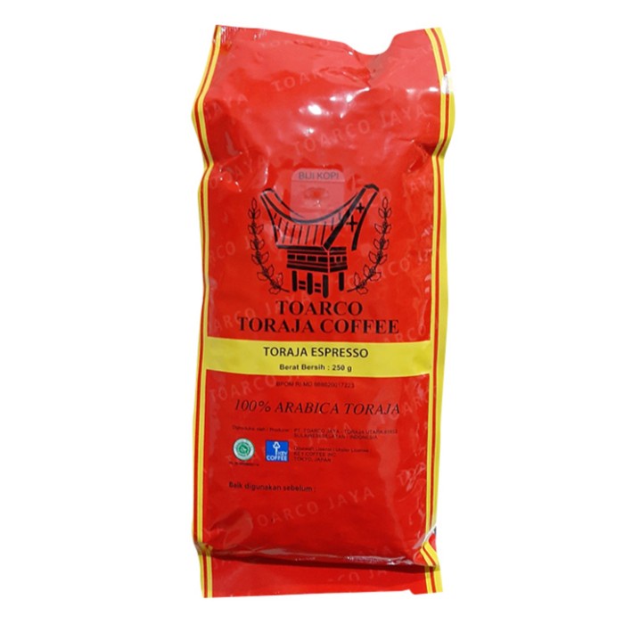 

Toarco Toraja Espresso Beans / Kopi Biji Toraja Espresso 250 Gr