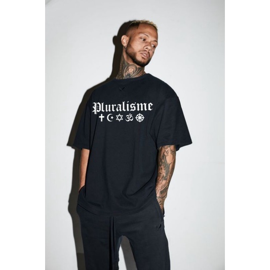 Kaos Pluralisme Baju oblong logo semua agama toleransi