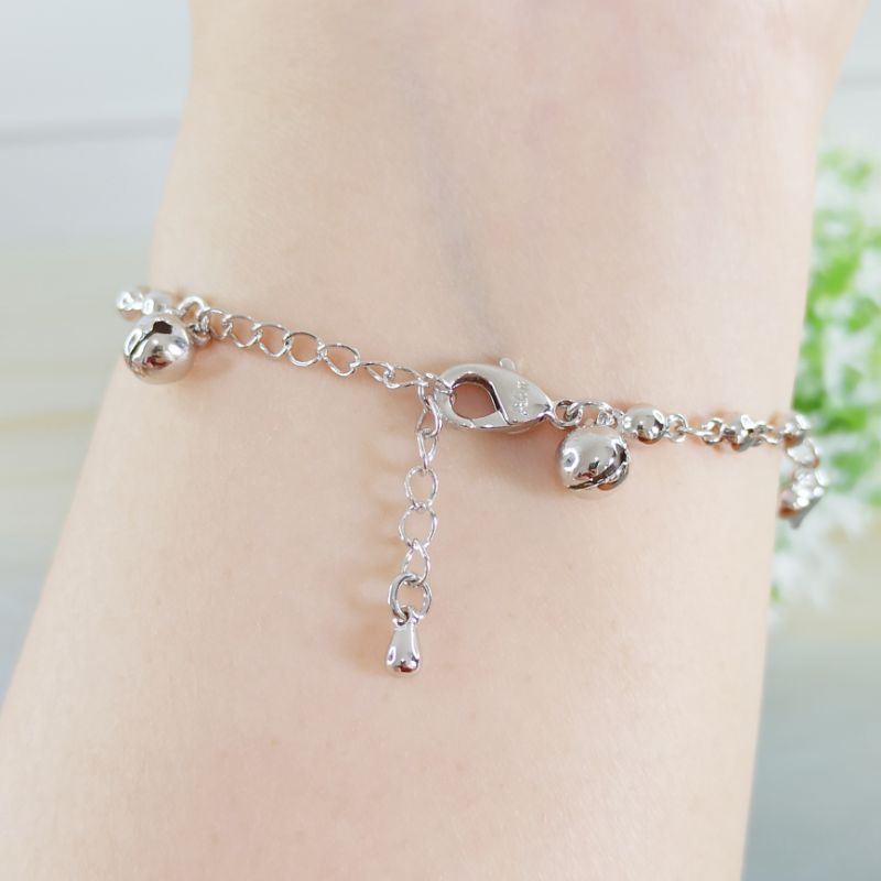 Gelang Tangan / kaki anak Xuping Rantai Silver Strawberry G08038