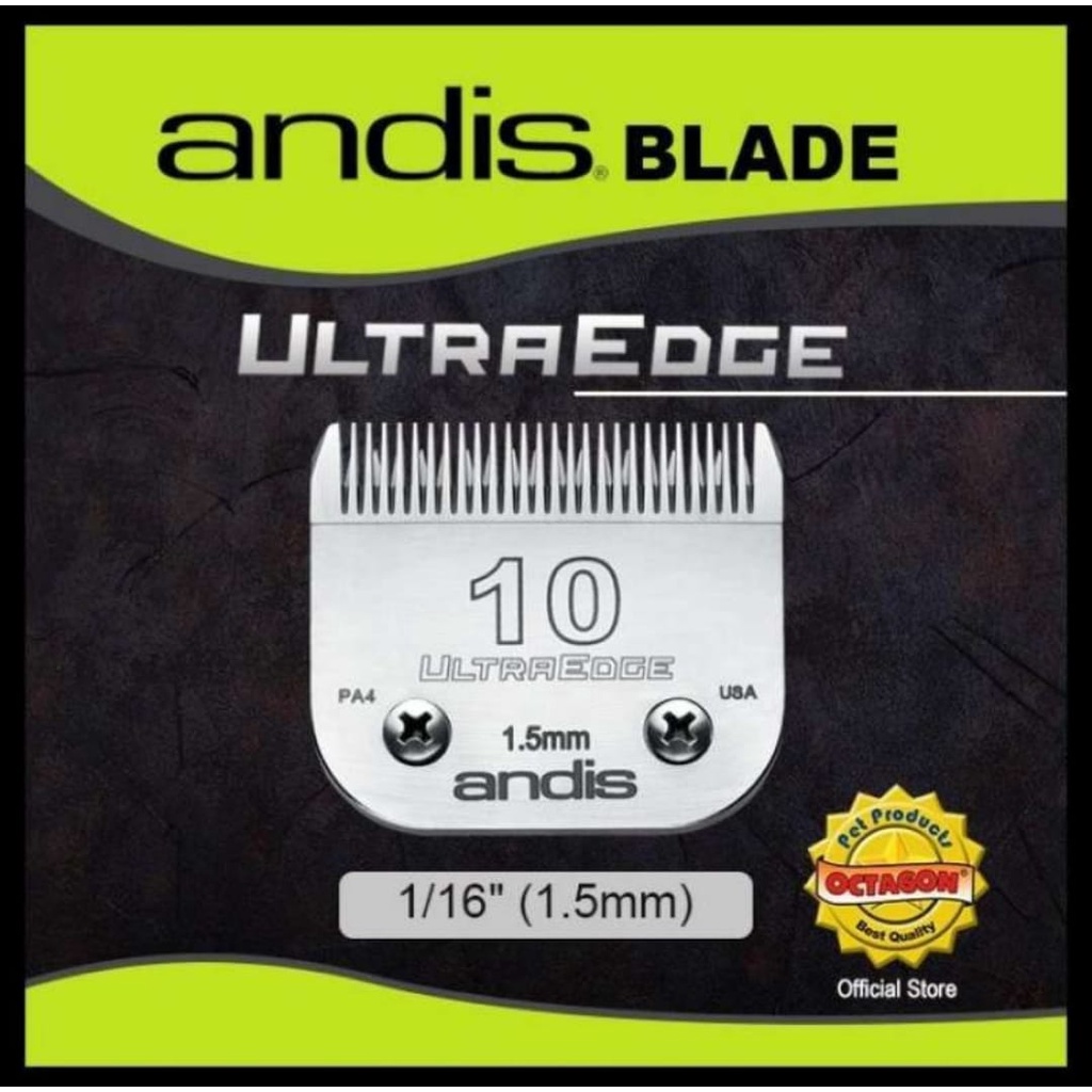 ANDIS BLADE 10 ULTRAEDGE 1,5mm - Mata Pisau Clipper Andis AGC2