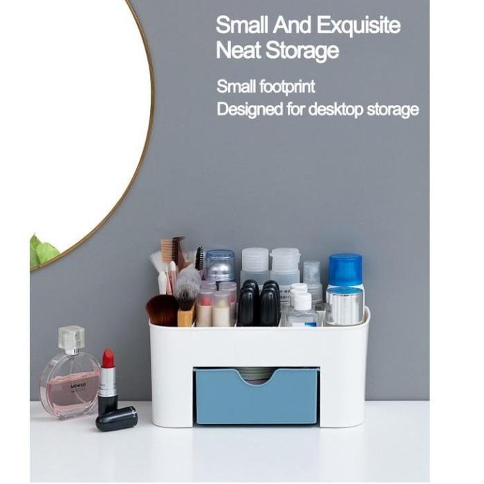 RM146 QO Rak Kosmetik Plastik Kotak Tempat Peyimpan Alat Make Up ATK P