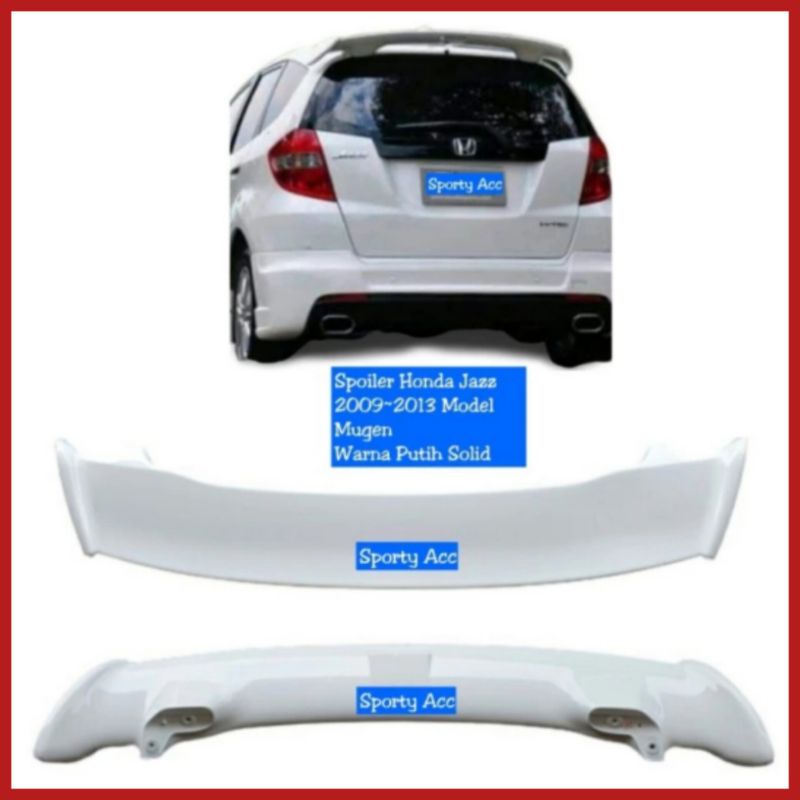 Spoiler Sayap Mobil Jazz 2009-2013 Model Mugen