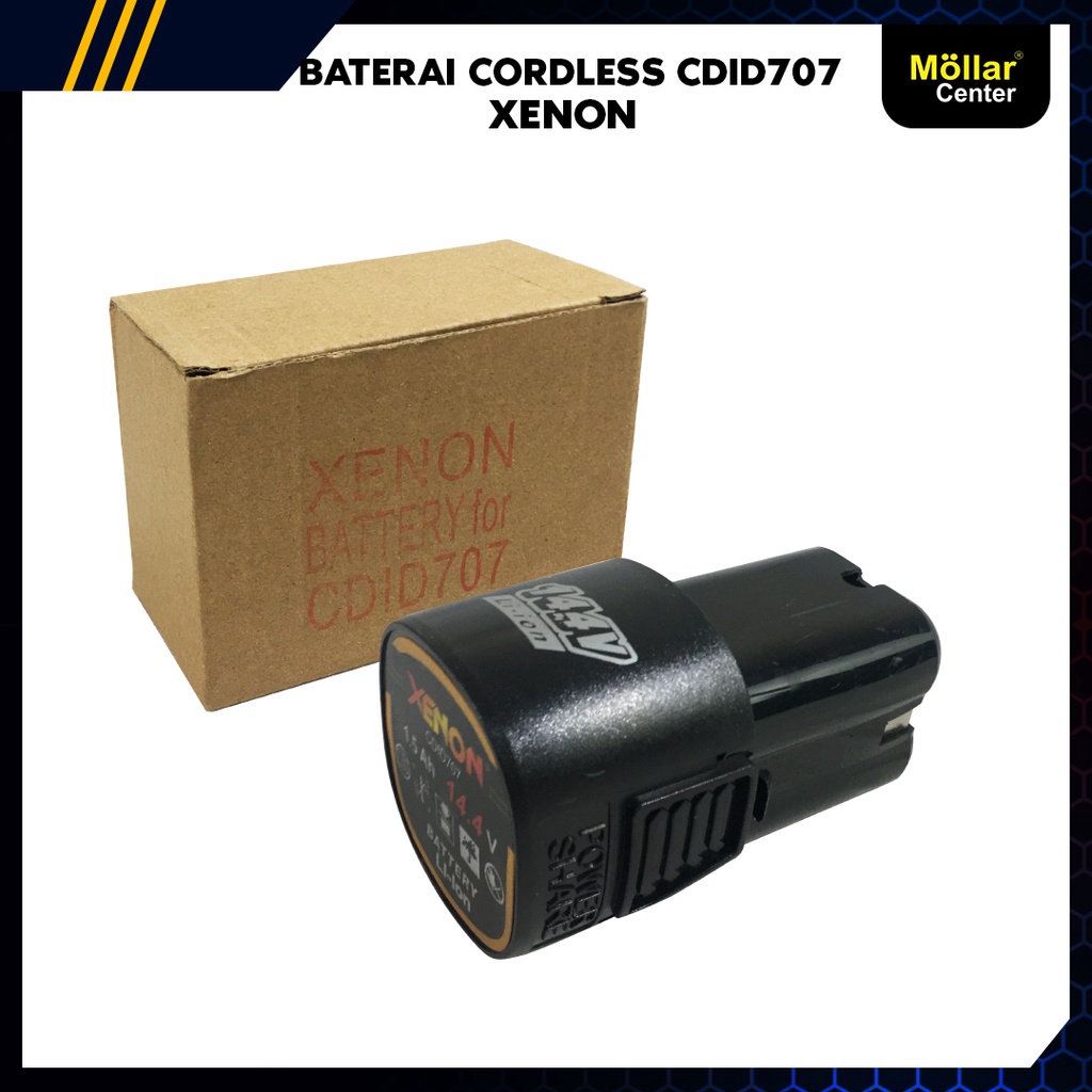 BATERAI BOR IMPACT CORDLESS DRILL XENON CDID 700 BATERAI CAS 14.4 V