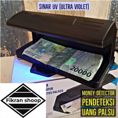 MONEY DETECTOR ALAT DETEKSI UANG PALSU SINAR UV PENDETEKSI UANG PALSU