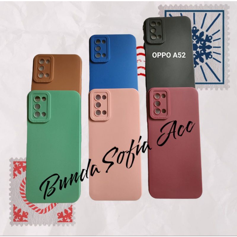 SOFTCASE PRO CAMERA FOR OPPO A52 MACARON TPU CANDY PRO