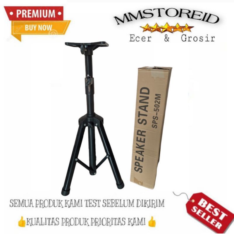 MM - Stand speaker tripod speaker monitor untuk speaker aktif pasif Portable dudukan speaker stand s