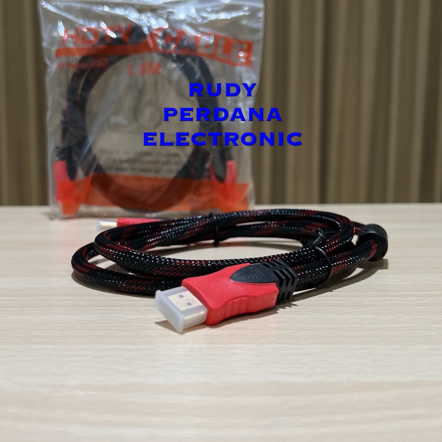 KABEL HDMI GOLD PLATED LAPIS EMAS 1.5M 1.5 METER FULL HD 4K