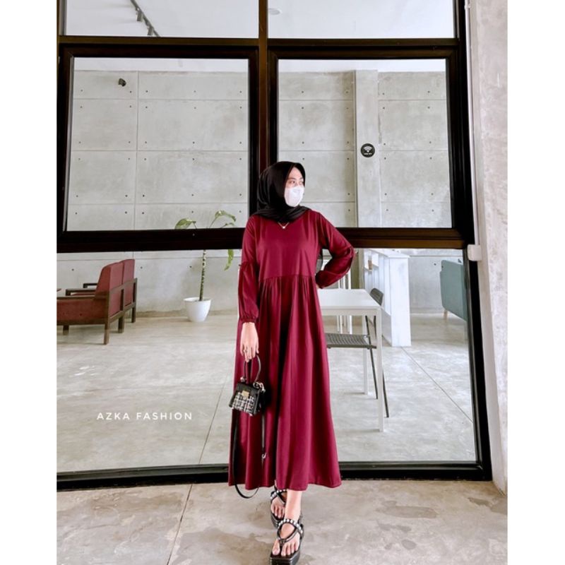 KAYLA MIDI BURGUNDY