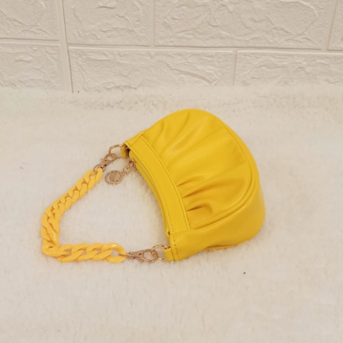 tas selempang anak perempuan / tas jinjing anak import - Kuning