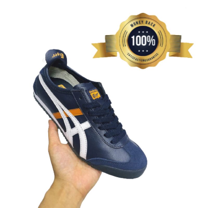 Sepatu Onitsuka Tiger ORIGINAL Indo Navy white Orange