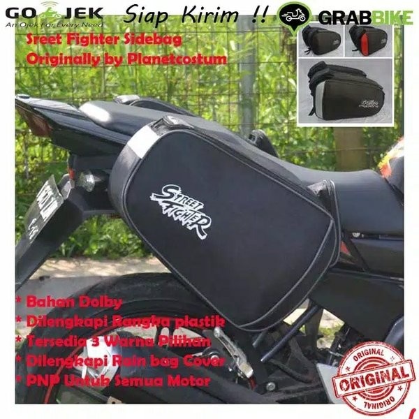 Sidebag Tas Bagasi Samping Motor Street Fighter Yamaha New Vixion R