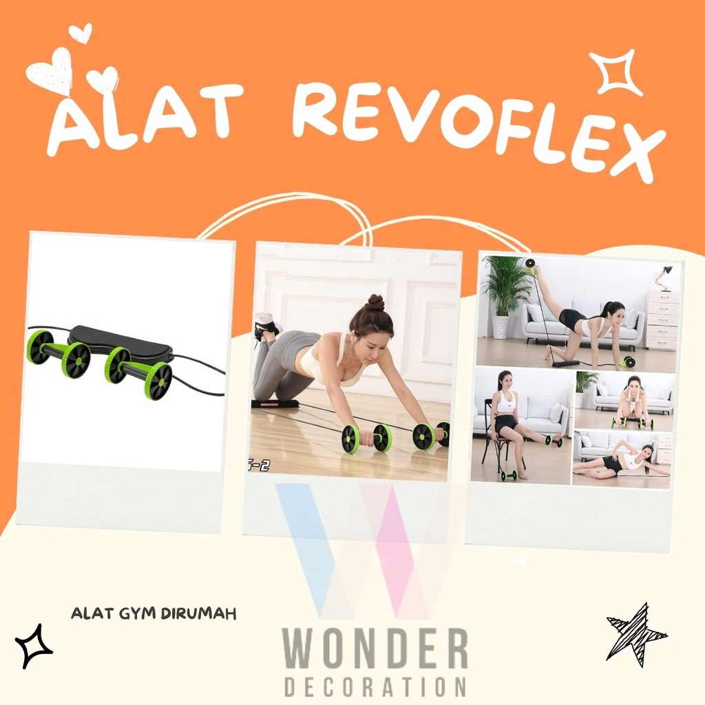 Alat Revoflex Alat Fitness Revoflex Xtreme / Alat Gym / Alat Olahraga Dirumah -Wonderdekorasi