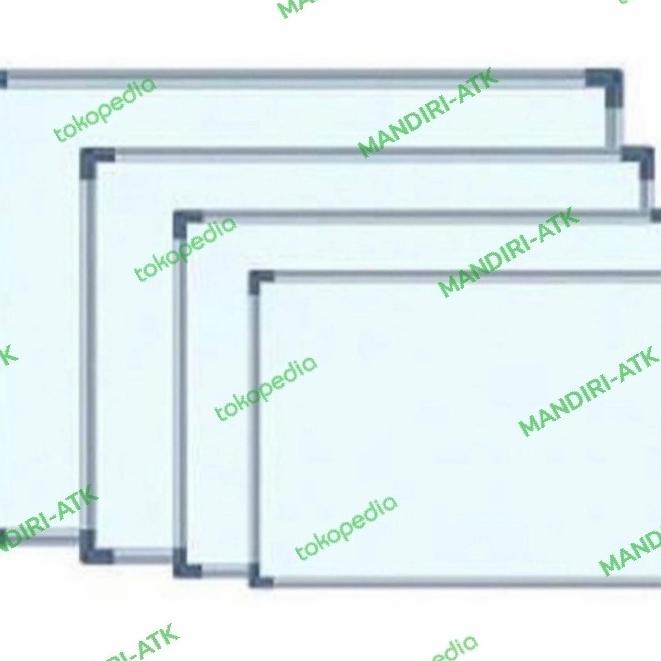 

PROMO PAPAN TULIS WHITE BOARD UK.90cmX120cm [ BOLAK-BALIK ]