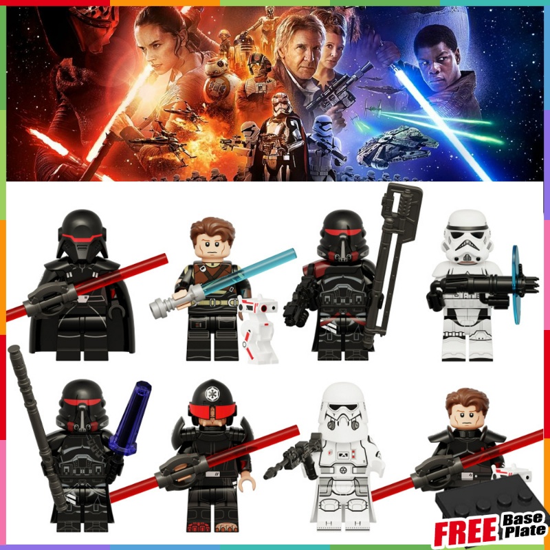 Star Wars Mini Angka KT1066 Second Sister Cal Kestis Purge Trooper Adik Kesembilan Flametrooper Minifigures Mainan Hadiah