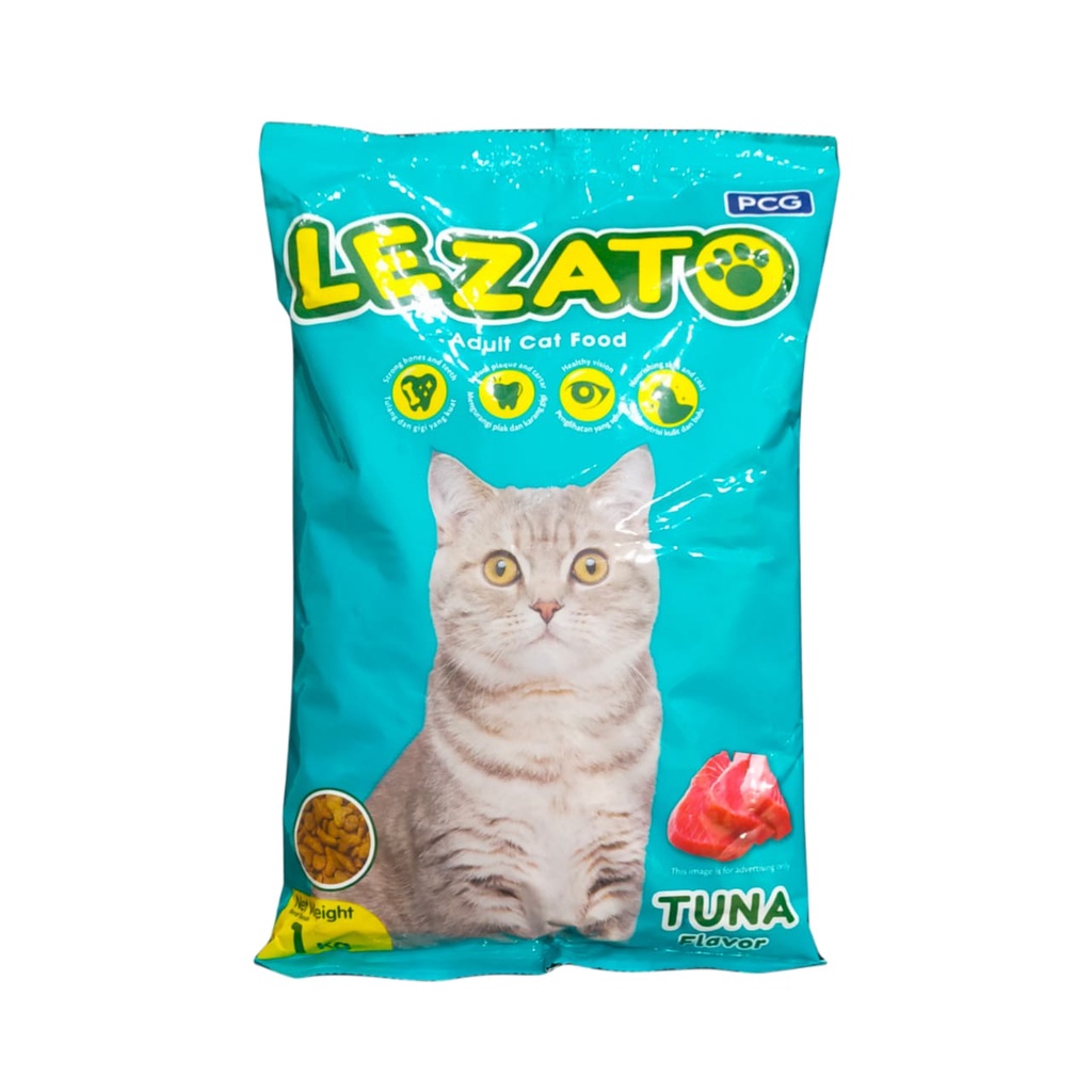 Lezato Makanan Kucing Lezato Cat food 1kg 1000 gram Dry Food Pekanbaru