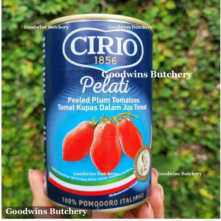 

Cirio Italy PELATI whole peeled tomatoes TOMAT KUPAS 400g