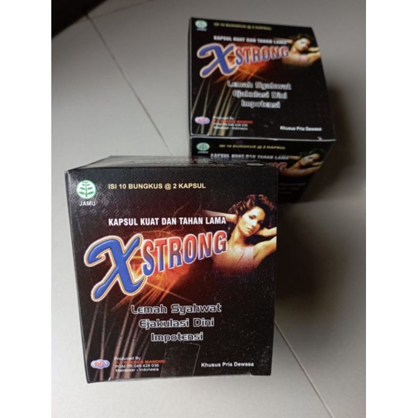 X-STRONG KAPSUL KUAT TAHAN LAMA ASLI