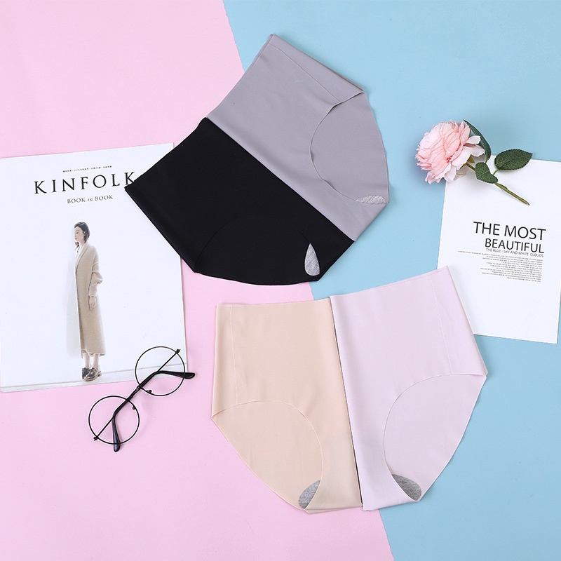 BEE - Celana Dalam Seamless Tanpa Jahitan Anti Nyeplak Fashion Es Sutra CD Wanita 808