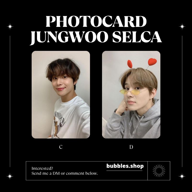 PHOTOCARD UNOFFICIAL JUNGWOO NCT SELCA