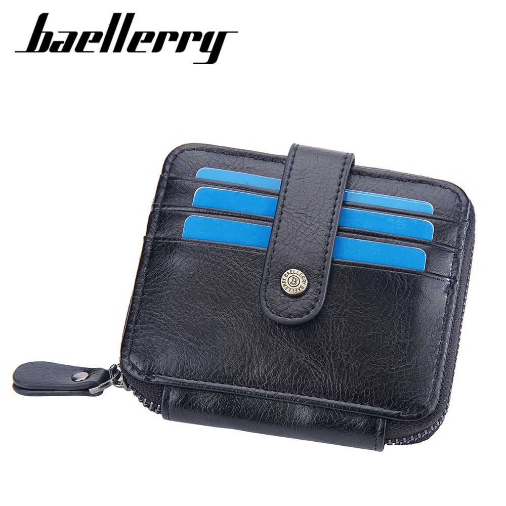 BAELLERRY D9322 Dompet Kartu Pria Bahan Kulit PU Leather Premium WATCHKITE WKOS