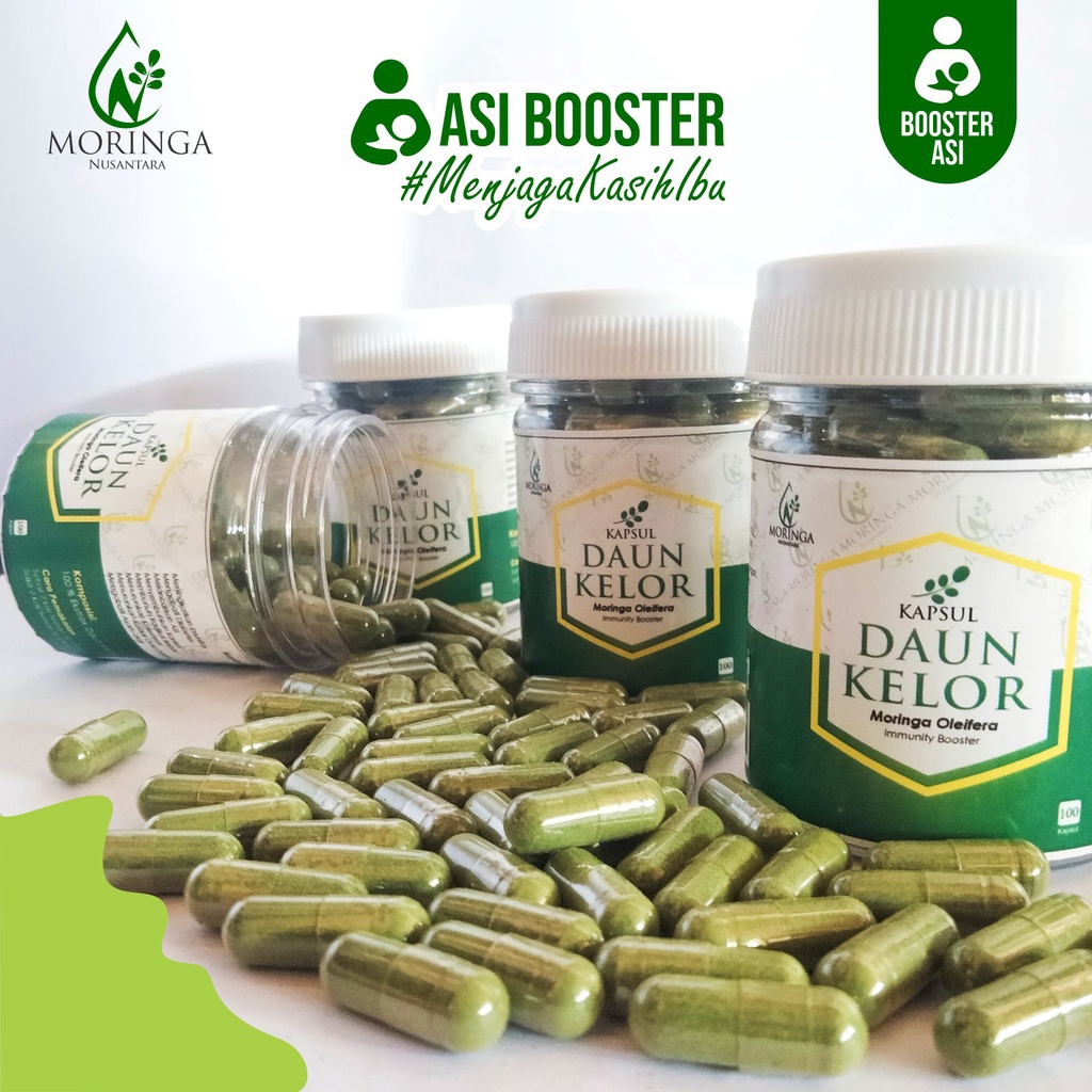 ASI Booster Kapsul Daun Kelor | ASI BOOSTER | BOOSTER ASI | Pelancar ASI
