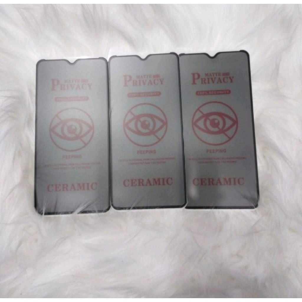 ( BIG CMS ) Anti Gores Film Ceramic Matte Spy Privacy Anti Minyak Anti kepo Xiaomi Redmi A1 A1+ A1 PLUS 10 5G 10 10A 10C 9 9A 9C 9T 8 8A 8A PRO 7 7A 6 6A 5A 4A 4X