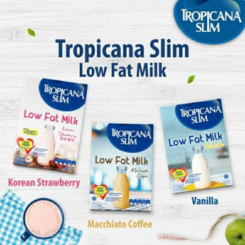 

TROPICANA SLIM LOW FAT MILK SUSU TANPA GULA AMAN UNTUK DIABET SUSU MURNI SUSU VANILA TROPICANASLIM