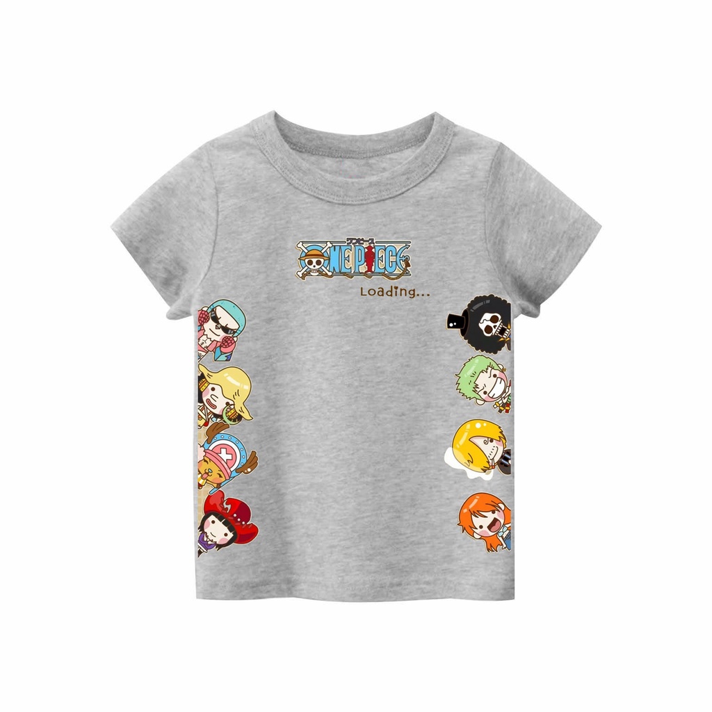 Kaos Anak laki-laki one piece | kaos cotton combed 30s printing | Kaos Distro anak