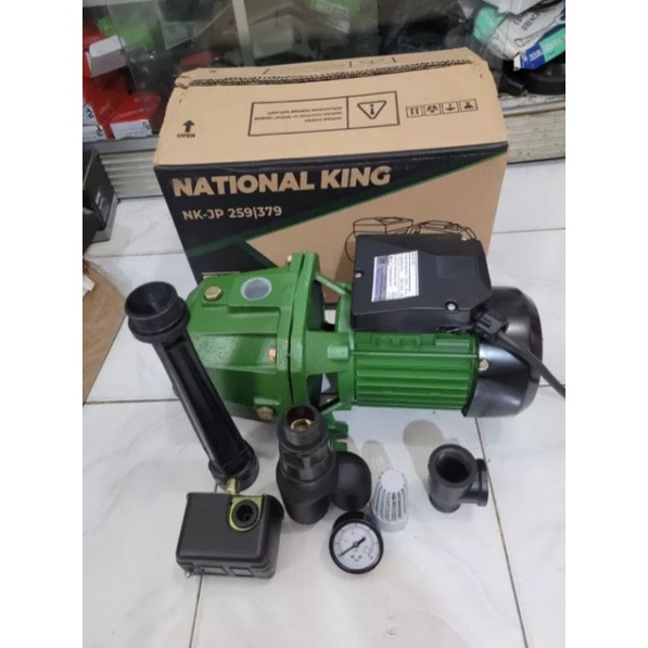 Mesin JetPump 370Watt NationalKing 40Meter