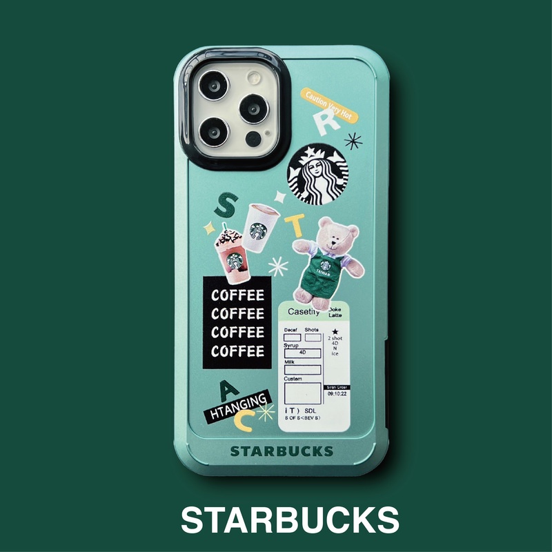 IPHONE Kopi Fashion Akrilik Plating Bingkai Lensa Shockproof Phone Case Untuk Iphone14 12 11 13Pro Max XR XS Max X 13Pro Silicon Bening Penutup Belakang