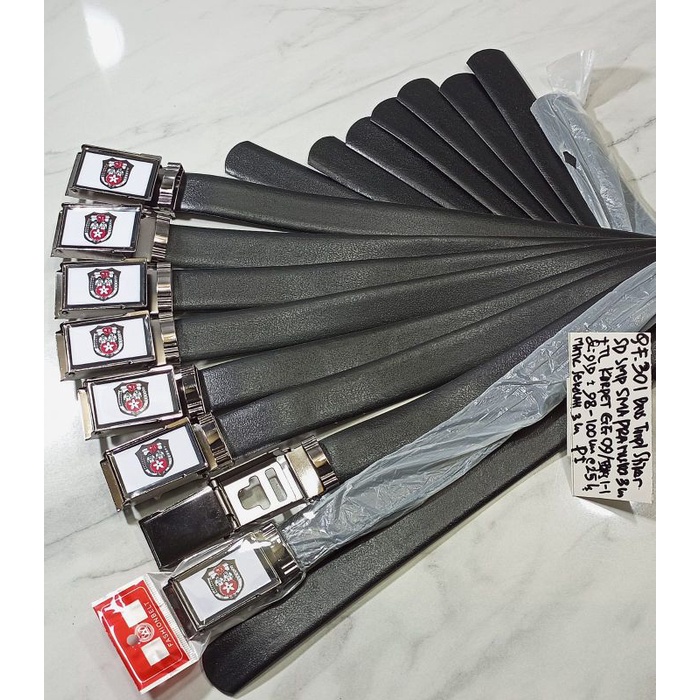 Sabuk SD jepit kalep lebar 3 cm