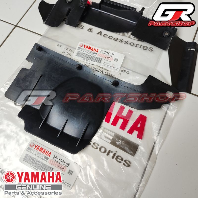 karet flap lumpur atas bawah mio sporty smile ori ygp original yamaha