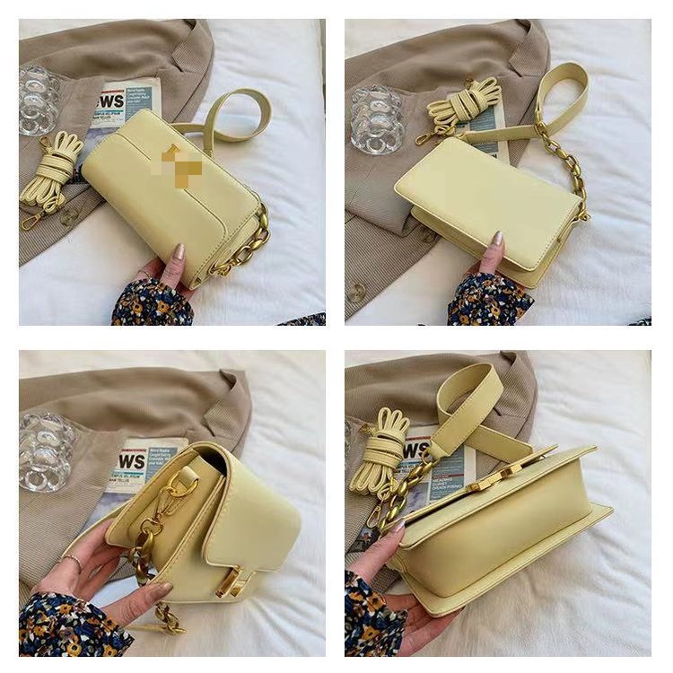 BJ15333 - BLACK/KHAKI/WHITE/YELLOW - TAS SLEMPANG KULIT TALI RANTAI FLASH SALE TAS WANITA FASHION IMPORT MODIS ELEGAN TERMURAH TERLARIS TERBARU BAGSTORE JAKARTA TAS BATAM LT1889 ELJ5333 ZCJ5654 GT1839 JTF0157 BQ3345 CR7786