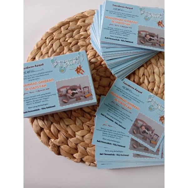 

Kartu Label Aqiqah | Stiket Label Syukuran Aqiqah Kelahiran Anak Bayi