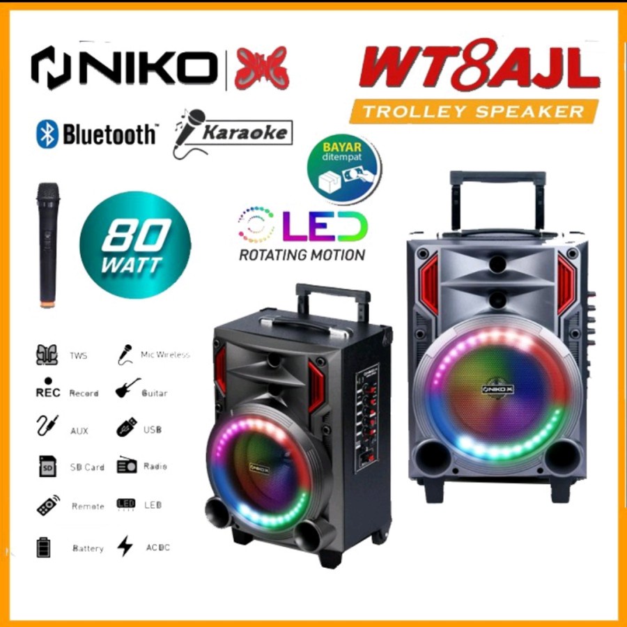 SPEAKER NIKO WT-8AJL NEW PRODUK!!