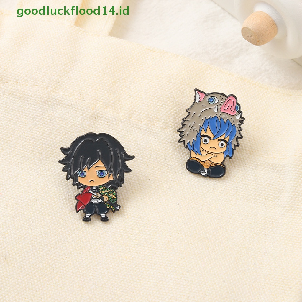 [GOOGFOUR] Kartun Anime Enamel Pin Tetesan Minyak Bros Pin Denim Hadiah Pakaian Decor [TOP]