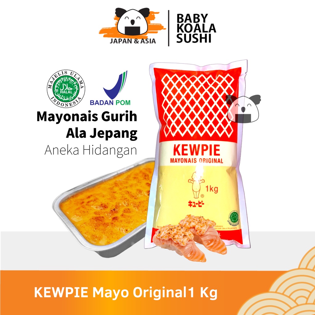 KEWPIE Mayo Original 1 Kg │ Mayonnaise Ori Ala Jepang