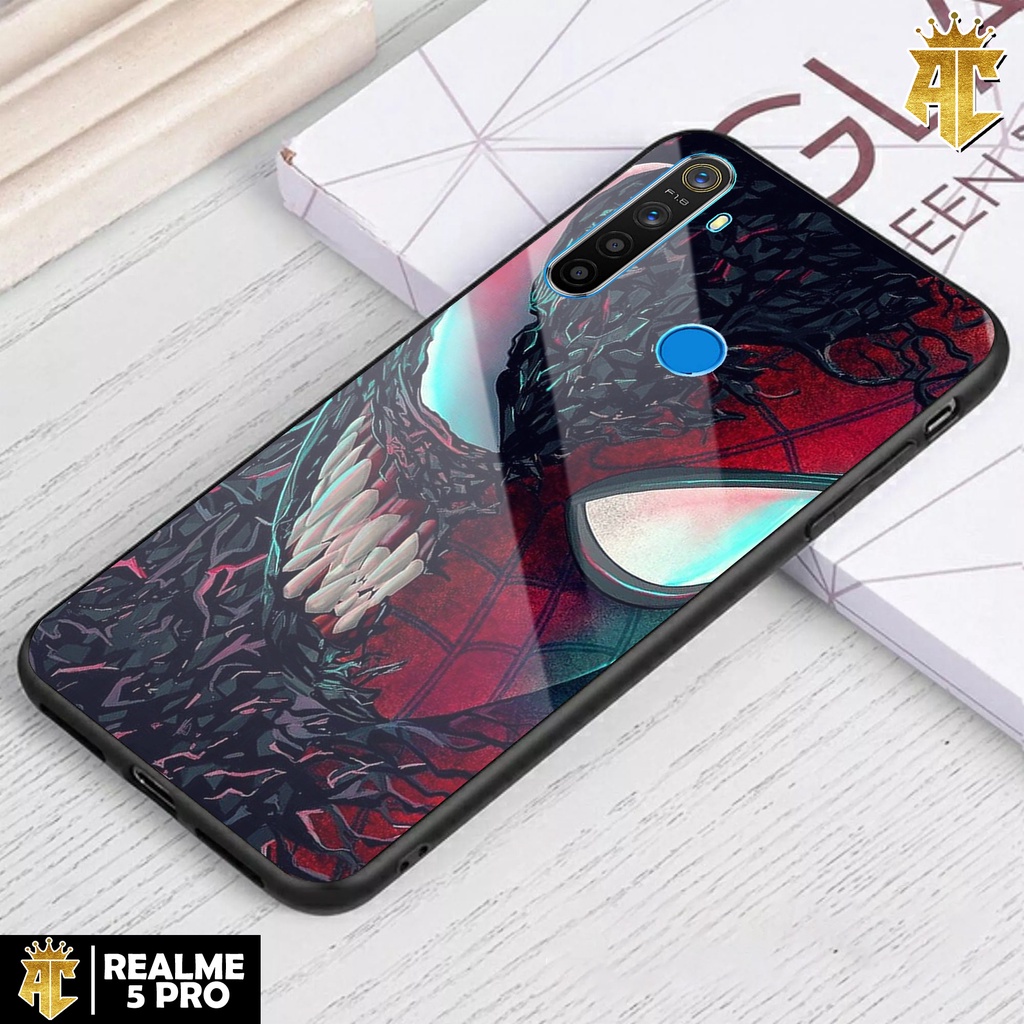 Case Realme 5 Pro - Casing Realme 5 Pro Terbaru 2021 AERO CASE [ KARTUN SPDR ] Silikon Realme 5 Pro 
