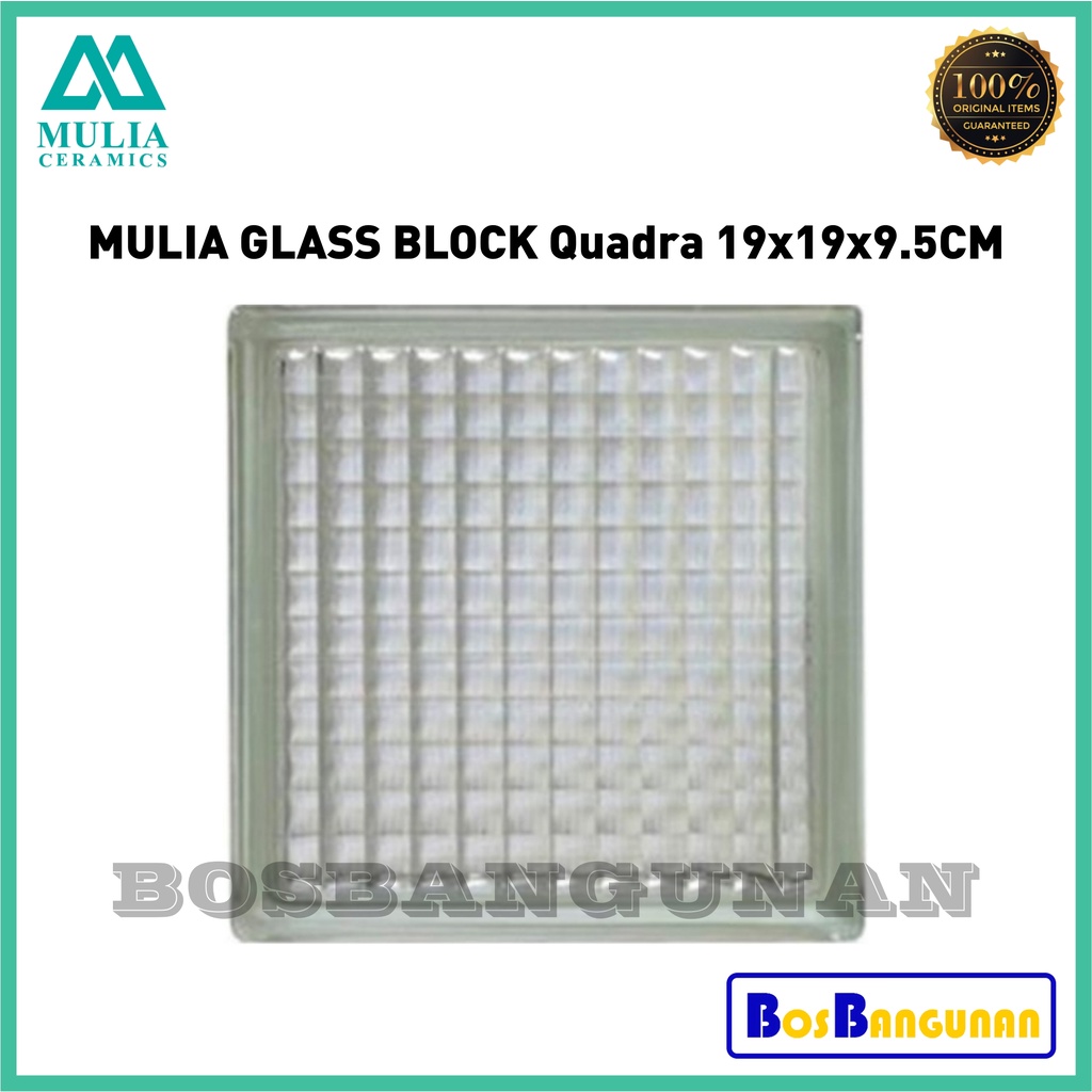 Jual Glass Block Mulia Quadra Balok Kaca Mulia Quadra 19x19x95cm Shopee Indonesia 6138