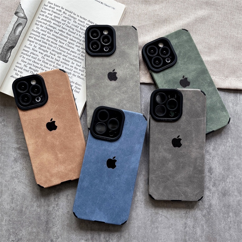 Ikat Pinggang Kulit Premium Mewah logo Apple case iPhone 14 Pro Max Plus case iPhone 13 12 Pro Max 11 Promax Kamera Premium Sepenuhnya Tertutup shock protection soft back cover