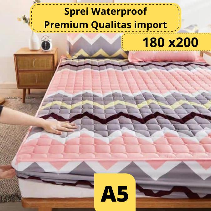 Sprei Waterproof Impor Anti Air 180X200 Seprei 180X200 Anti Air Ompol