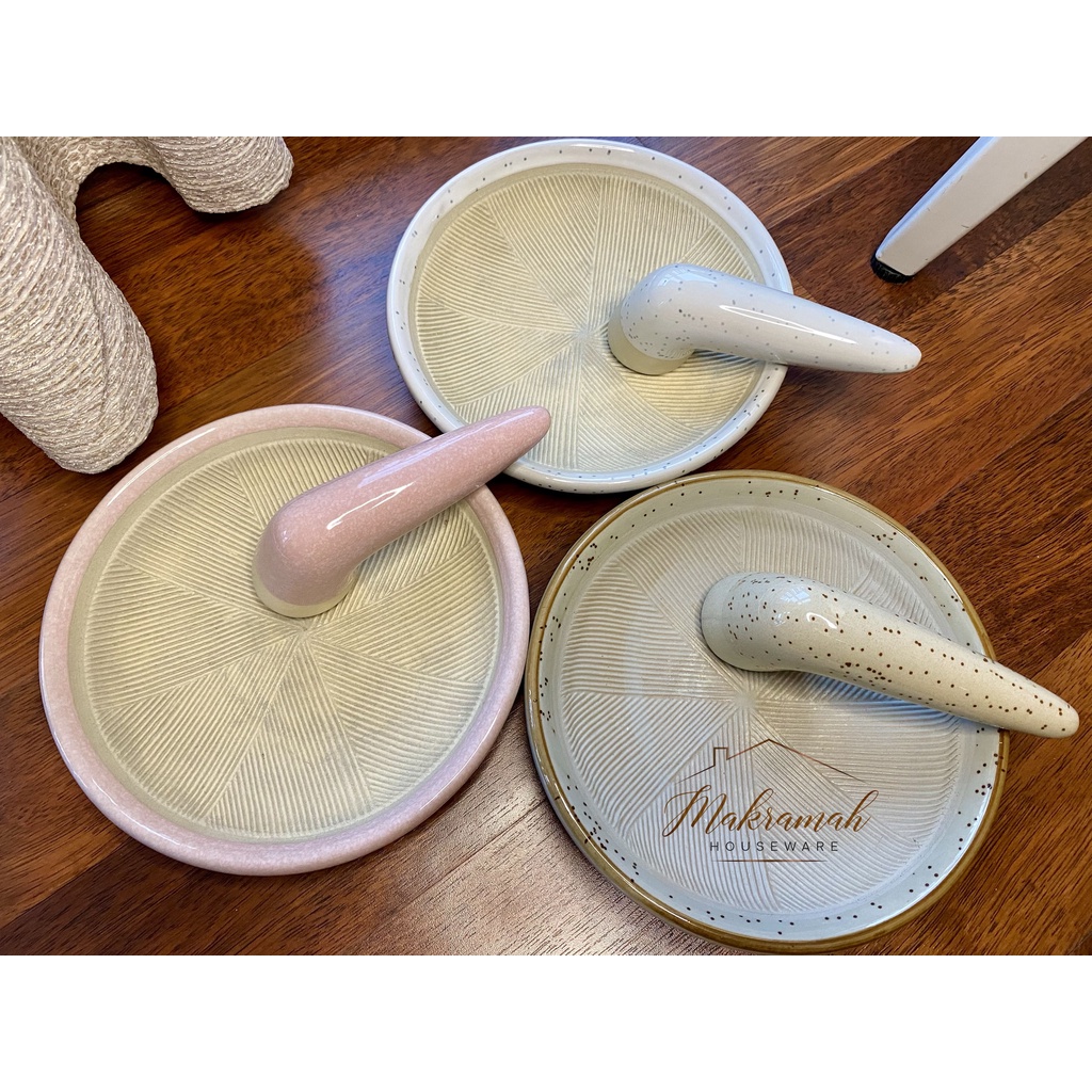 Cobek dan Uleg Keramik / Cobek Aesthetic