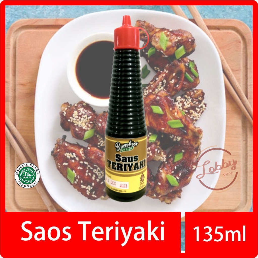 

Saos Teriyaki Bumbies Condiment 135ml Halal | Saos Teriyaki | Teriyaki Sauce