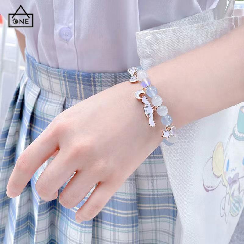 COD❤️Gelang Cinnamon Manik-manik Kartun Lucu Korea Gaya Akseoris Fashion-A.one