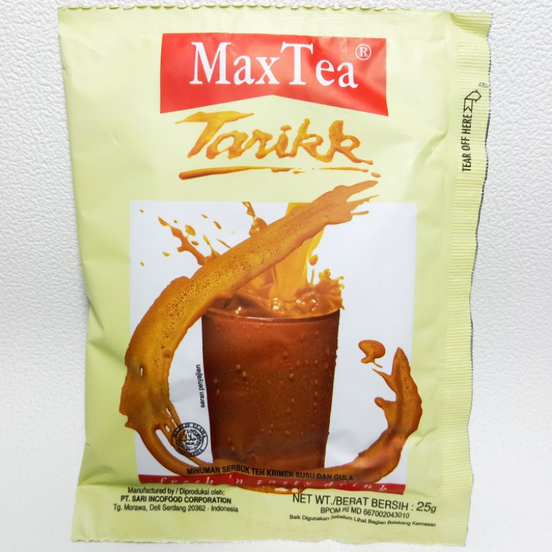

Maxtea teh tarik isi 10x25g