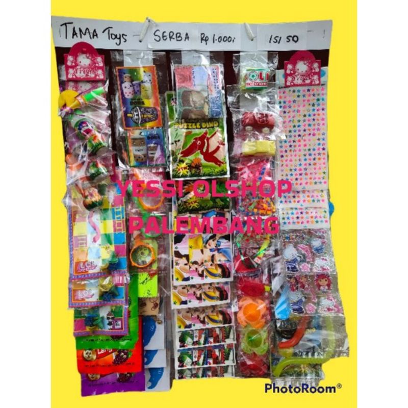 Mainan Renteng Serba Seribu isi 50
