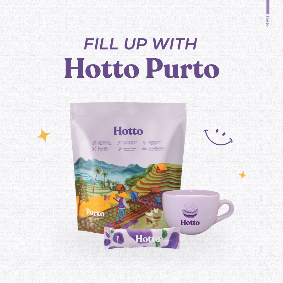 Hotto purto multigrain ubi ungu 7 SACHET MULTI GRAIN