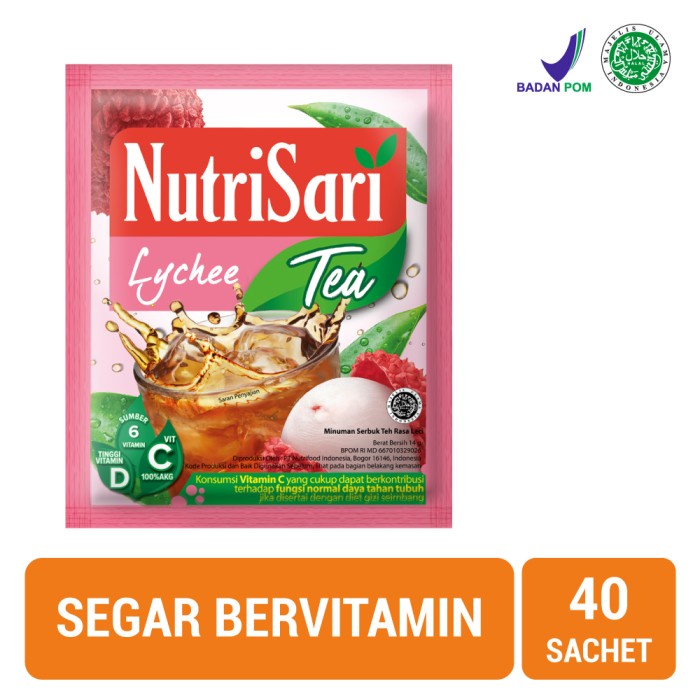 

NutriSari Lychee Tea (40 Sch)